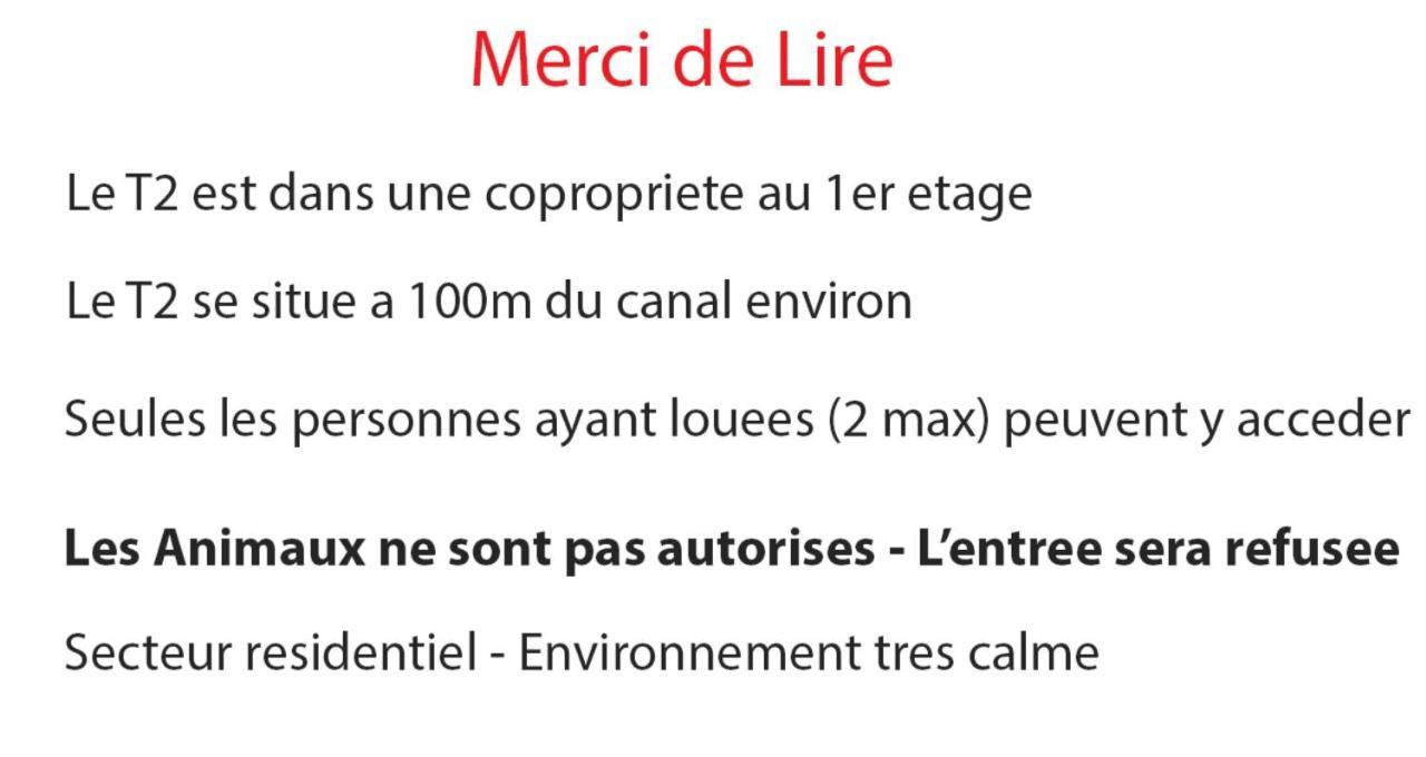 T1 Bis Tres Proche Centre Et Canal